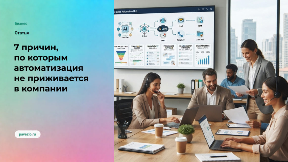 7 причин, по которым автоматизация не приживается в компании