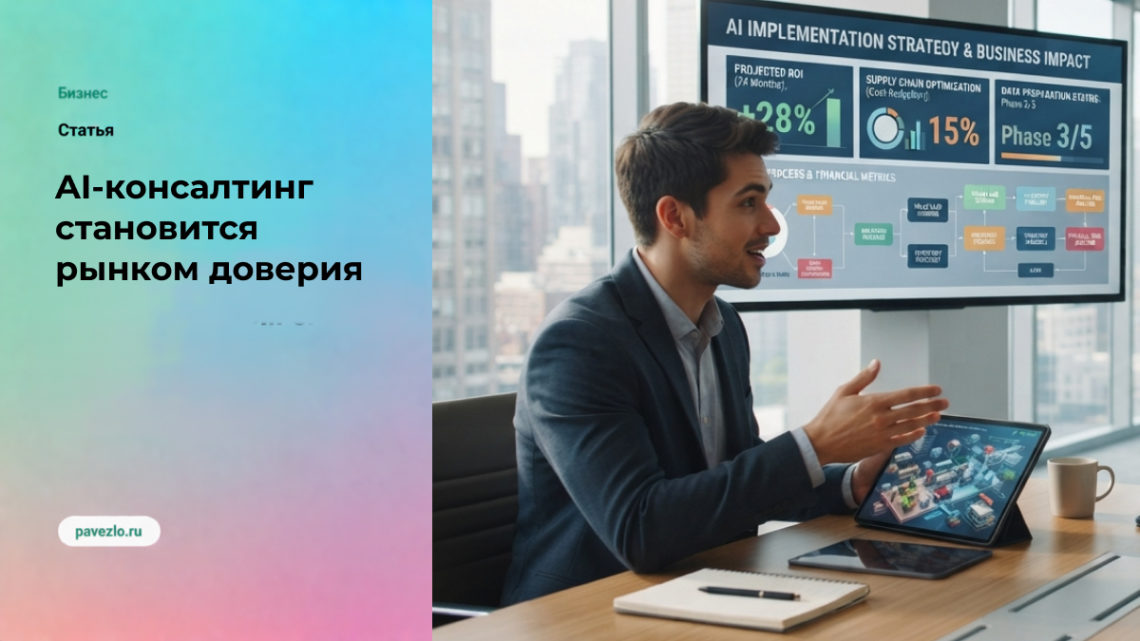 Почему AI-консалтинг становится рынком доверия, а не технологий