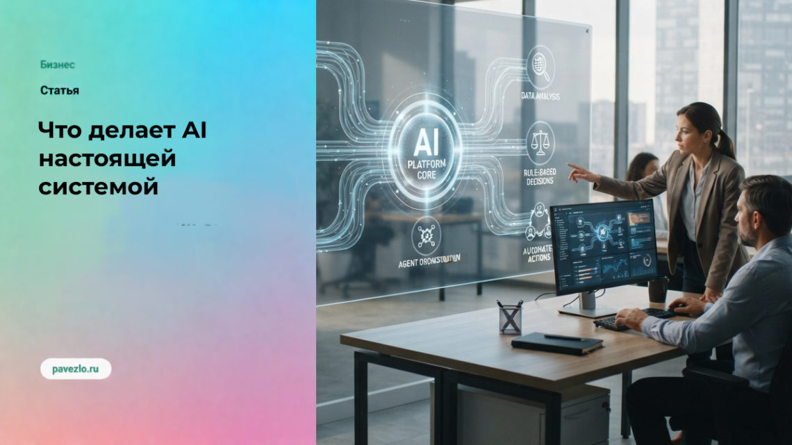 Что делает AI настоящей системой