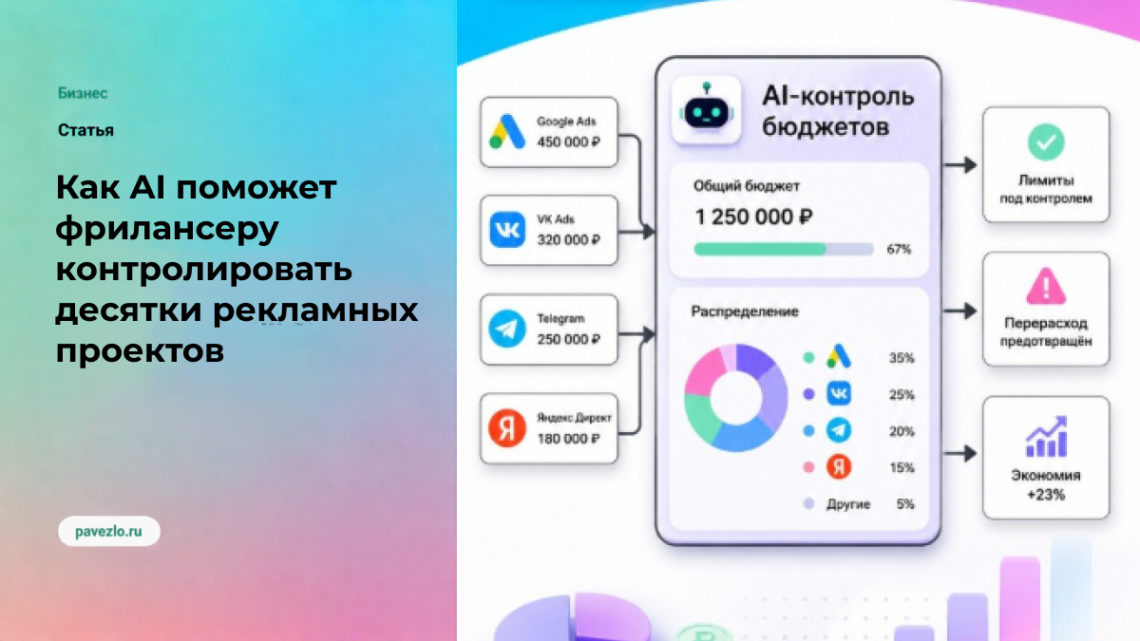 Как AI поможет фрилансеру контролировать десятки рекламных проектов