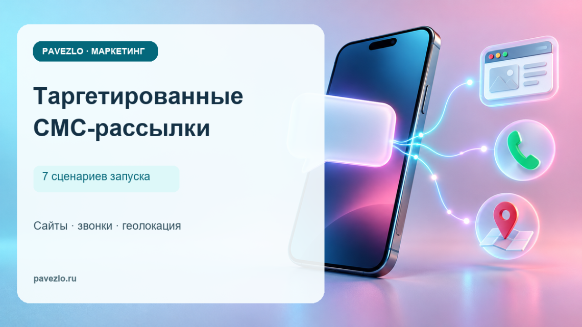 Таргетированные СМС-рассылки: 7 сценариев по сайтам, звонкам и геолокации